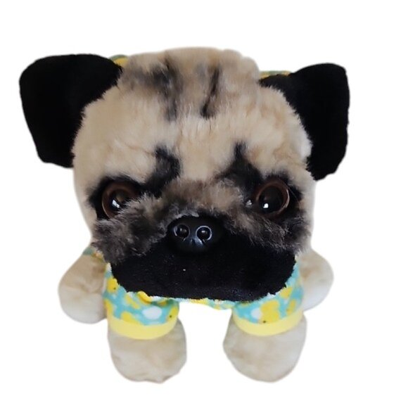 GUND Doug the Pug Sleepy Time Doug plush stuffed puppy dog 9-in pajama eye mask - Picture 3 of 15